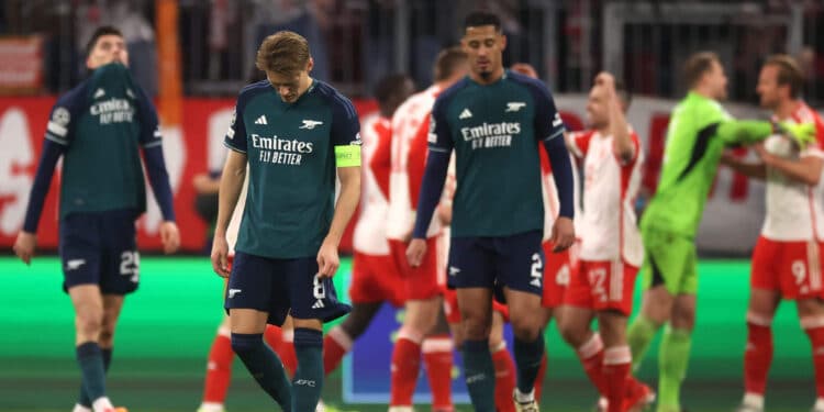 Premier League Set To Miss Out On Fifth Champions League Spot As Bayern Beat Arsenal