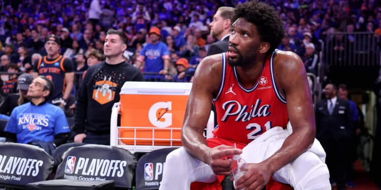 The Fate Of The Sixers Rests On The Shoulders – And Knees – Of Their Biggest Star